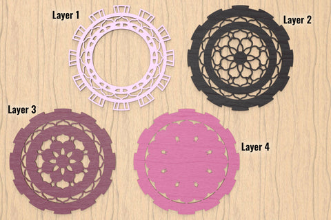 Cosmos Flower Mandala SVG cut files SVG Angel on Empire 