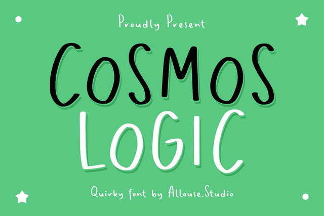 Cosmos Logic - Quirky Font Font Allouse.Studio 