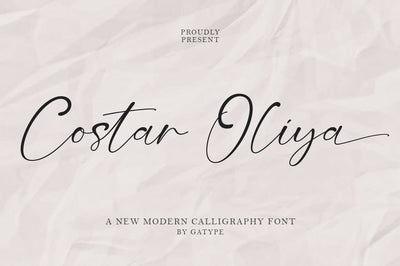 Costar Oliya Font gatype 