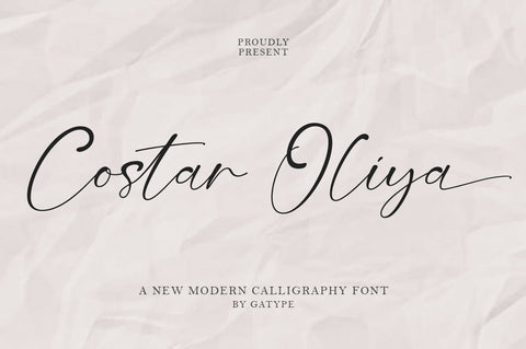 Costar Oliya Font gatype 
