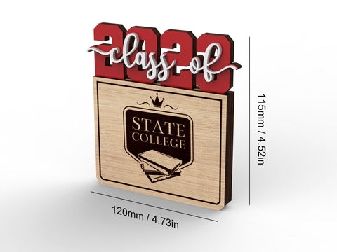 Costomizable graduation gift card holder | School, university or college |Class of 2023 | Svg Laser-Ready Cut Files SVG Shelly Agronin 