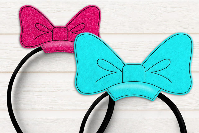 Costume Bow ITH Headband Slider Applique Embroidery Embroidery/Applique DESIGNS Risa Rocks It 
