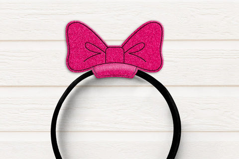 Costume Bow ITH Headband Slider Applique Embroidery Embroidery/Applique DESIGNS Risa Rocks It 