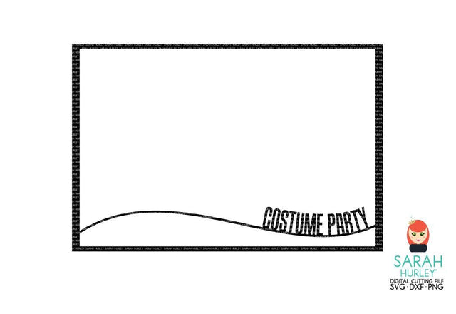 Costume Party Photo Overlay SVG Sarah Hurley 