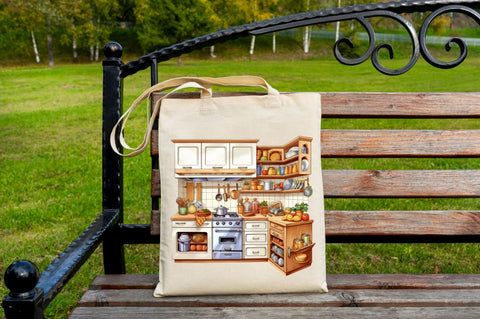 Cottage Farmhouse Kitchen Clipart Sublimation Regulrcrative 