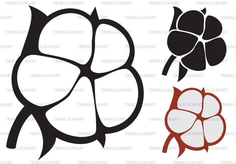 Cotton Boll SVG TribaliumArtSF 