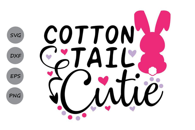 Cotton Tail Cutie| Easter SVG Cutting Files SVG CosmosFineArt 