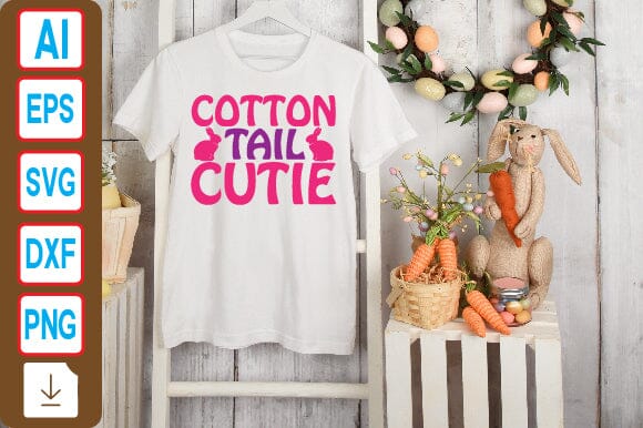 Cotton Tail Cutie SVG Craftlabsvg24 