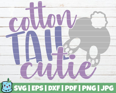 Cotton Tail Cutie SVG MintyMarshmallows 