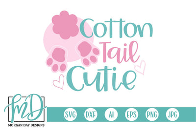 Cotton Tail Cutie SVG Morgan Day Designs 