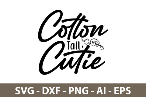 Cotton Tail Cutie svg SVG nirmal108roy 