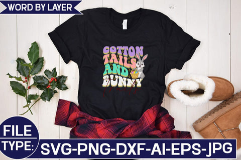 Cotton Tails and Bunny Trails SVG Cut File SVG Studio Innate 