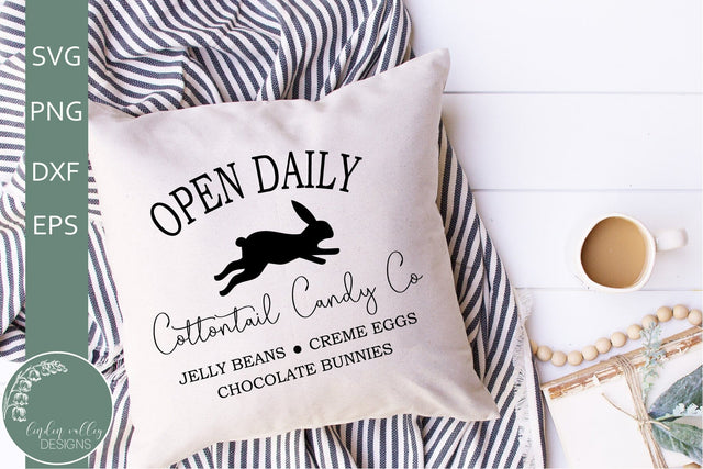 Cottontail Candy Co SVG-Farmhouse Easter SVG-Bunny SVG SVG Linden Valley Designs 