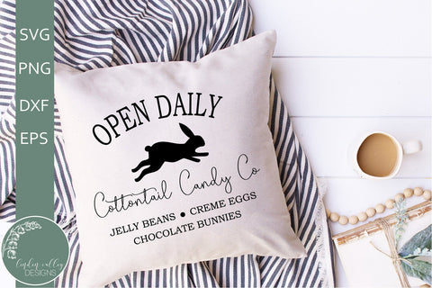 Cottontail Candy Co SVG-Farmhouse Easter SVG-Bunny SVG SVG Linden Valley Designs 
