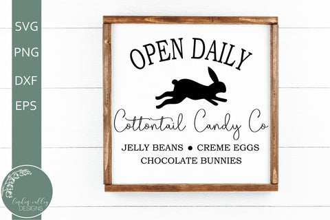 Cottontail Candy Co SVG-Farmhouse Easter SVG-Bunny SVG SVG Linden Valley Designs 