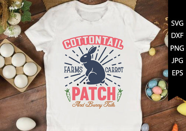 cottontail farms carrot patch and bunny tails SVG md faruk hossain 