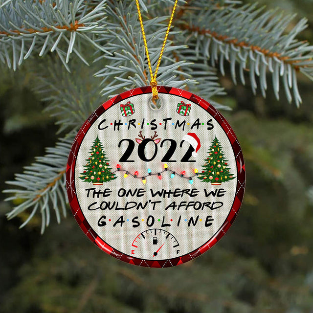 Could'n't Afford Gasoline Ornament Png, Round Christmas Ornament, PNG Instant Download, Xmas Ornament Sublimation Designs Downloads Sublimation CaldwellArt 