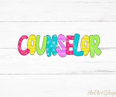 Counselor PNG, Sublimation Png Sublimation _HelArtShop_ 