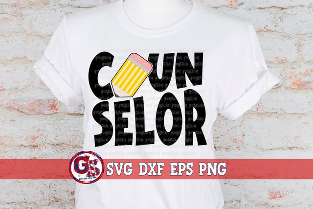 Counselor SVG DXF EPS PNG SVG Greedy Stitches 