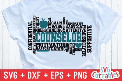 Counselor Word Art Svg Cuttables 