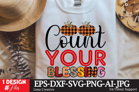 Count Your Blessing Sublimation PNG Sublimation Insomnia Std 