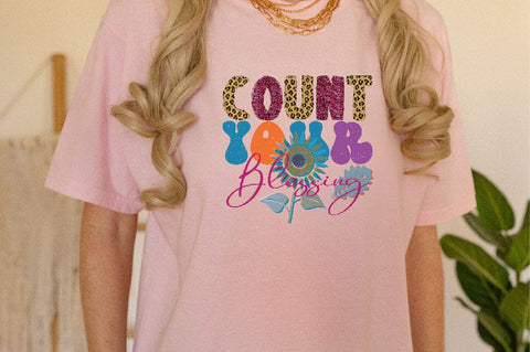 Count Your Blessing Sublimation SVGArt 