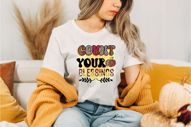 count your blessings Sublimation SVGArt 