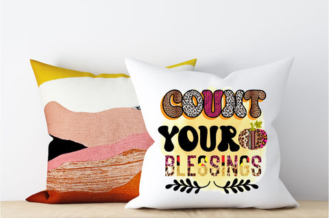 count your blessings Sublimation SVGArt 