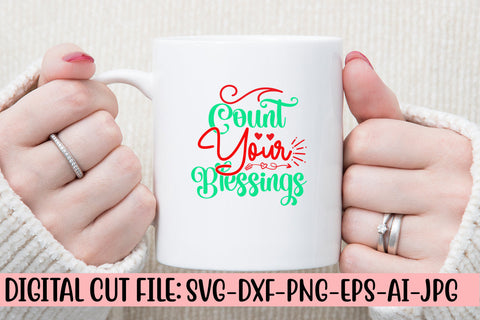 Count Your Blessings SVG Cut File SVG Syaman 