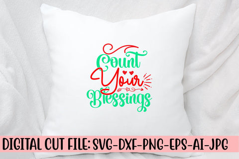 Count Your Blessings SVG Cut File SVG Syaman 