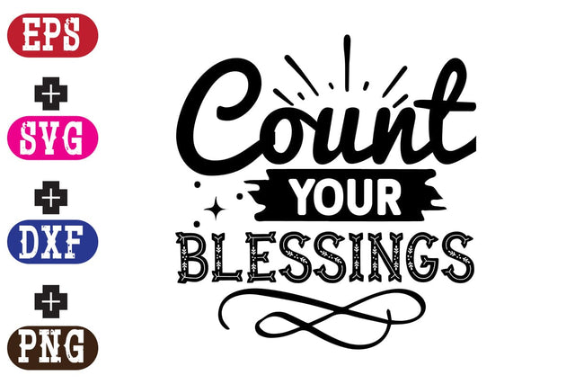 Count Your Blessings SVG Nurstore 