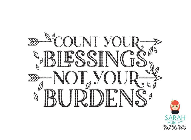 Count Your Blessings SVG Sarah Hurley 