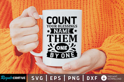 count your blessings svg SVG Regulrcrative 