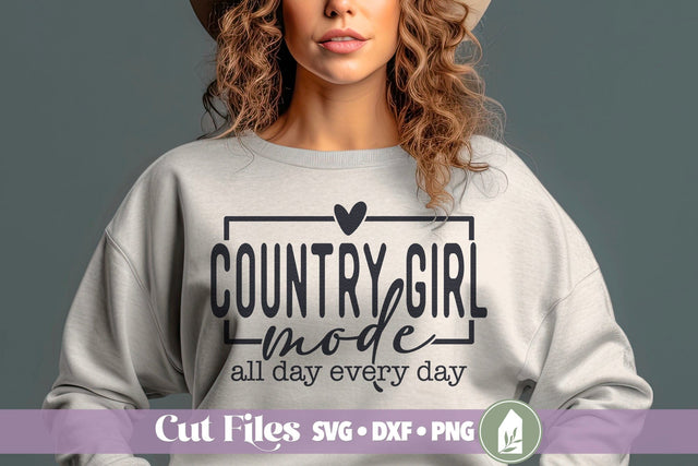 Country Girl Mode SVG SVG LilleJuniper 