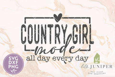 Country Girl Mode SVG SVG LilleJuniper 