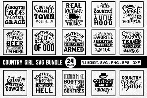 Country Girl SVG Bundle.Country Music, Southern Girl, Southern svg, SVG Designangry 