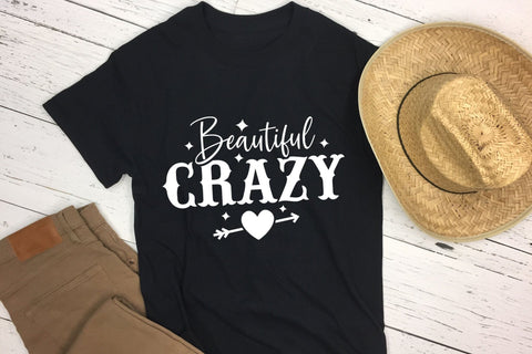 Country Girl SVG, Cowgirl SVG, Beautiful Crazy SVG CraftLabSVG 