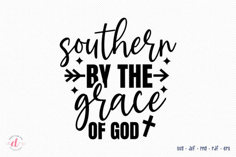 Country Girl SVG - Girl SVG - Southern By The Grace Of God SVG CraftLabSVG 