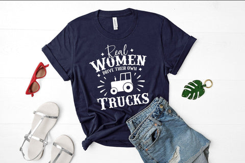 Country Girl SVG - Real Woman Drive Their Own Trucks SVG CraftLabSVG 