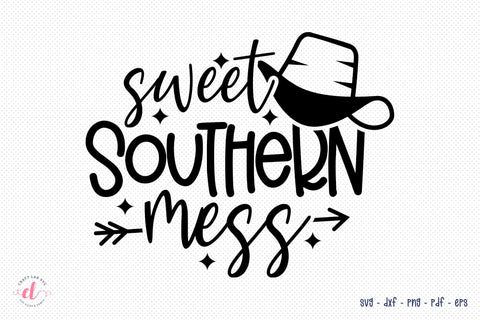 Country Girl SVG, Sweet Southern Mess, Southern Girl SVG SVG CraftLabSVG 