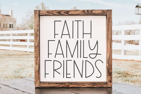 Country Harvest - Thin Farmhouse Font Font KA Designs 