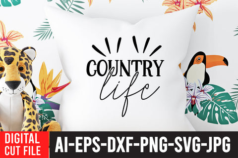 Country Life SVG Cut File SVG BlackCatsMedia 
