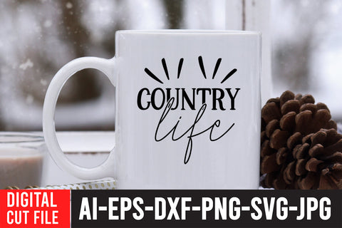 Country Life SVG Cut File SVG BlackCatsMedia 
