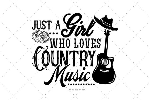 Country Music Gift, Country Music Svg, Country Girl SVG SVG Digital Designer 