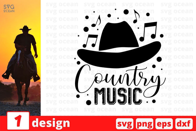 Country music SVG Cut File SVG SvgOcean 