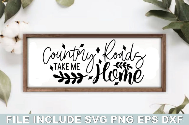 Country Roads, Take Me Home SVG Ariyan 