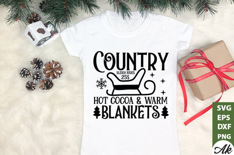 Country sleigh rides SVG SVG akazaddesign 