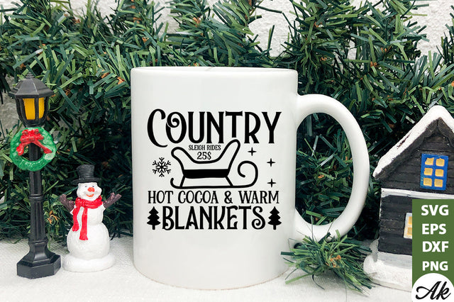Country sleigh rides SVG SVG akazaddesign 