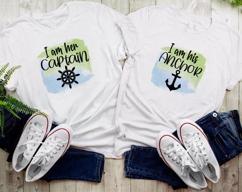 Couple Cruise Sublimation Designs, 6 Cruise Quotes PNG Files, We're Just Here To Rock The Boat PNG, I Love It When We're Cruisin Together PNG Sublimation HappyDesignStudio 