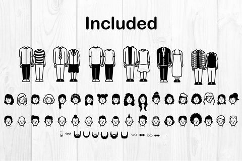 Couple custom character, Valentine couple SVG dadan_pm 